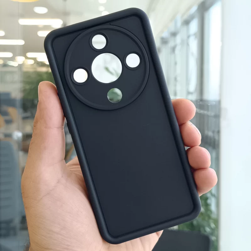 قاب گوشی آنر Honor X9B مدل سولید رنگ مشکی