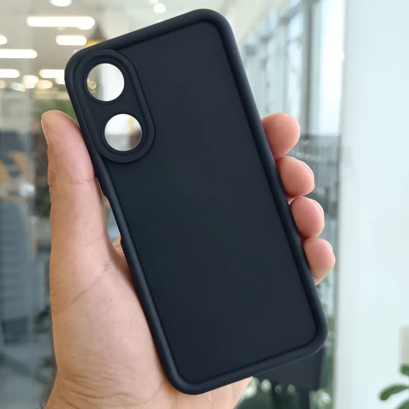 قاب گوشی آنر Honor X5 Plus  مدل سولید رنگ مشکی