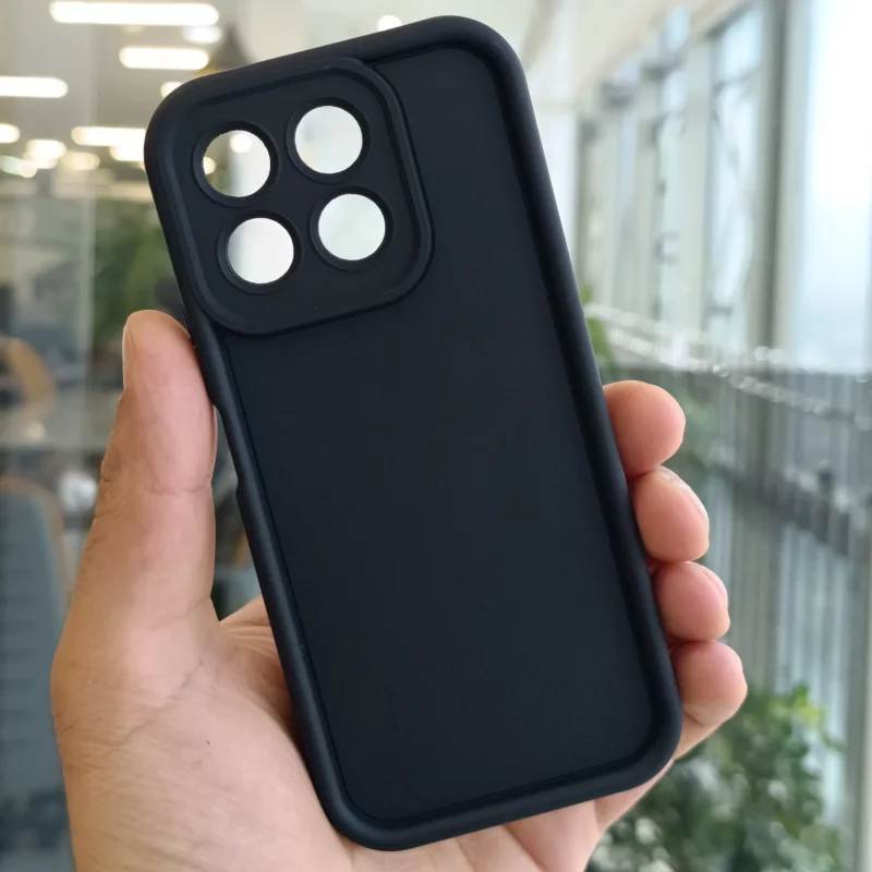 قاب گوشی آنر Honor X6B  مدل سولید رنگ مشکی