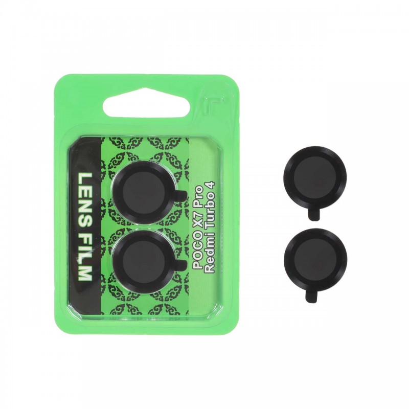 محافظ لنز دوربین پوکو Xiaomi Poco X7 Pro  مدل رینگی شیشه ای آلومینیومی