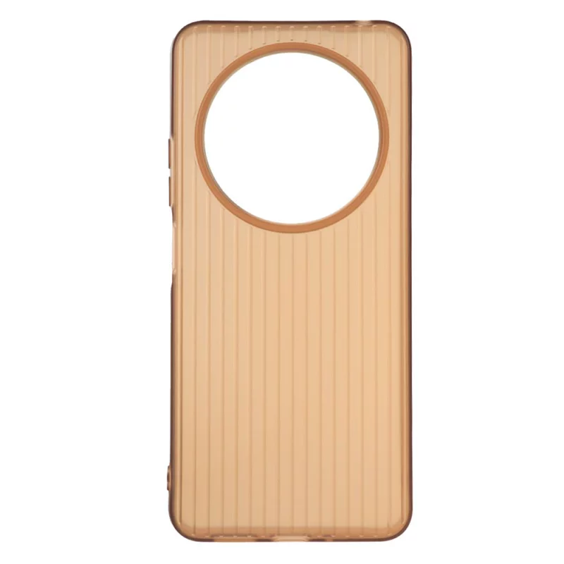 قاب ژله‌ای مدل FlexLine مناسب گوشی Xiaomi Redmi 14C – رنگ  قهوه ای