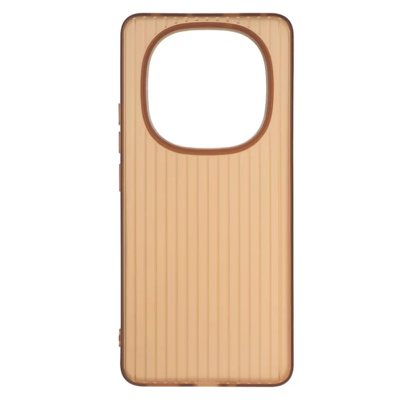 قاب ژله‌ای مدل FlexLine مناسب گوشی Xiaomi Redmi Poco X7  – رنگ  قهوه ای