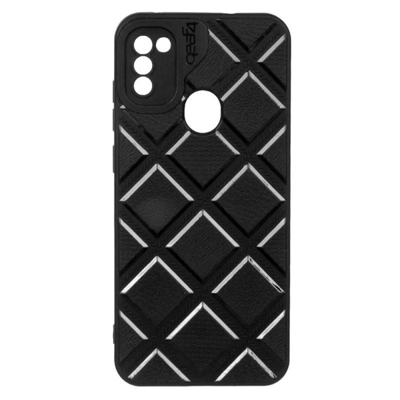 قاب گوشی مدل DiamondSafe F4 طرح لوزی با جای سیم‌کارت و سوزن مناسب گوشی‌های Samsung Galaxy A11/ M11 – رنگ مشکی