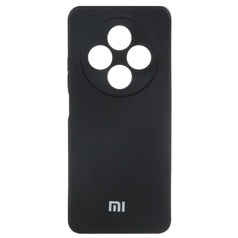 قاب گوشی مدل سیلیکونی محافظ لنز دار مناسب شیائومی نوت Xiaomi Redmi 14C - رنگ مشکی
