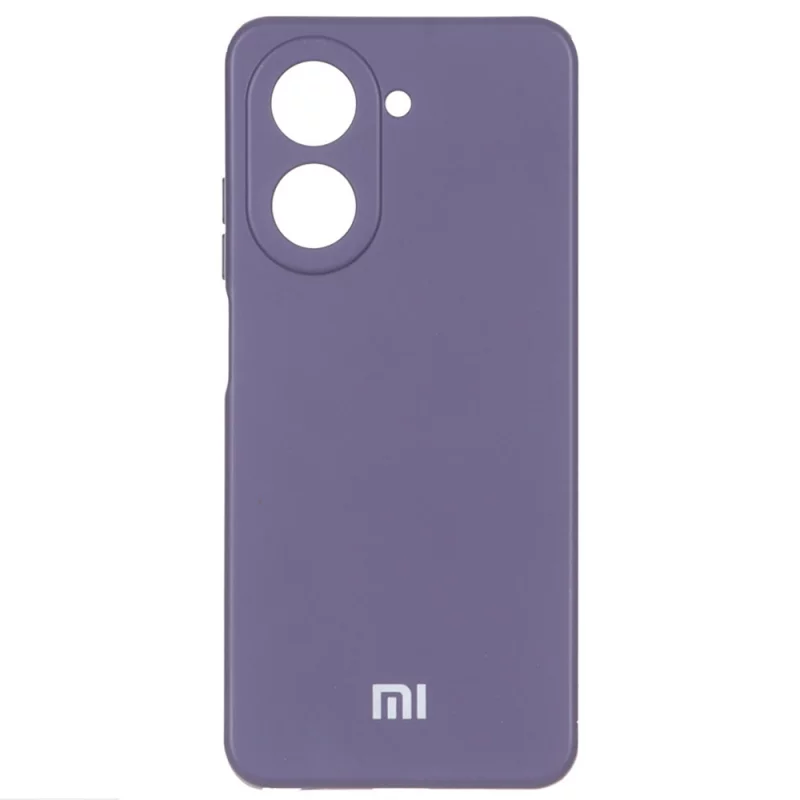 قاب گوشی مدل سیلیکونی محافظ لنز دار مناسب شیائومی ردمی Xiaomi Redmi A5 - رنگ بنفش تیره