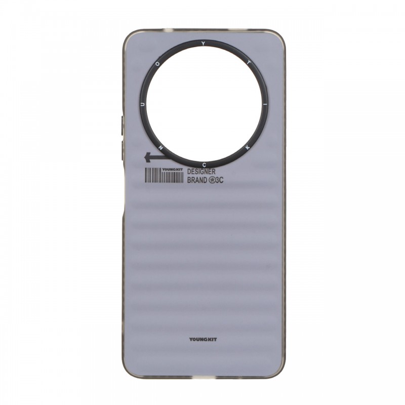 قاب گوشی Xiaomi Redmi A3 / A3x / Poco C61 مدل YoungKit ضد ضربه با طراحی مدرن - رنگ خاکستری