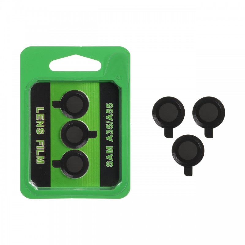 محافظ لنز دوربین Samsung Galaxy A35  مدل رینگی شیشه ای آلومینیومی