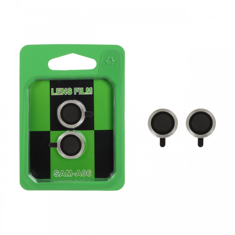 محافظ لنز دوربین  Samsung Galaxy A06 مدل رینگی شیشه ای آلومینیومی