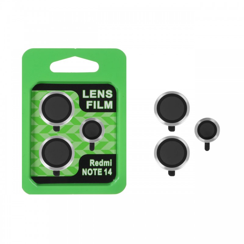 محافظ لنز دوربین  شیائومی Redmi Note 14 5G  مدل رینگی شیشه ای آلومینیومی