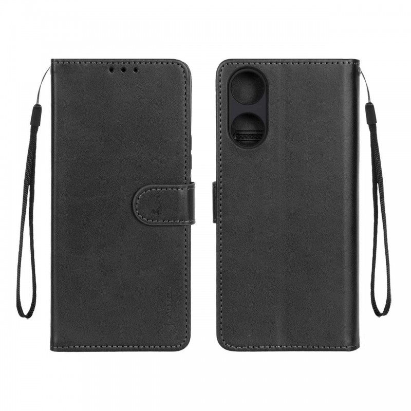 کیف گوشی ردمی Xiaomi Redmi A5 / Poco C71 مدل لپتاپی مگنتی محافظ لنز دار  - رنگ سرمه ای