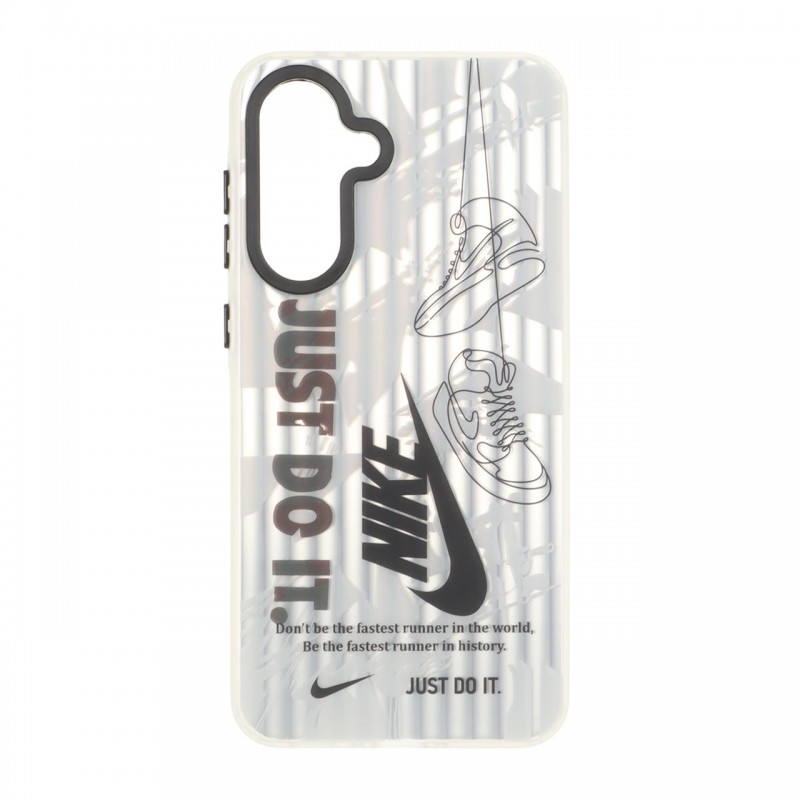 قاب هولوگرامی Samsung Galaxy A65 / A36 طرح نایک با فریم مات، ضد خش و ضد ضربه