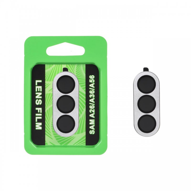 محافظ لنز دوربین Samsung Galaxy A56 / A36 / A26 مدل رینگی شیشه ای آلومینیومی