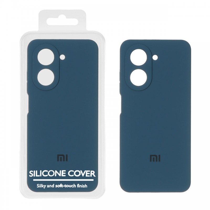 قاب گوشی سیلیکونی Xiaomi Redmi A5 / Poco C71 محافظ لنز دار پاک کنی اورجینال High-Grade Quality - رنگ سبز کله غازی