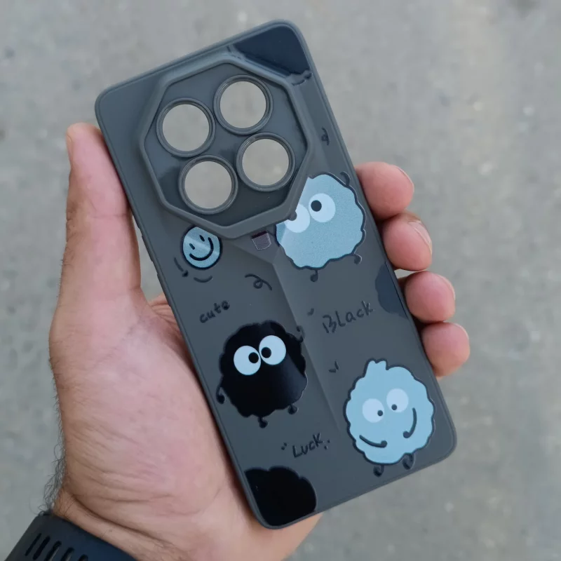 قاب گوشی ژله ای طرح میکروب مناسب Xiaomi Redmi Note 14 Pro 5G / Redmi Note 14 Pro Plus / Poco X7