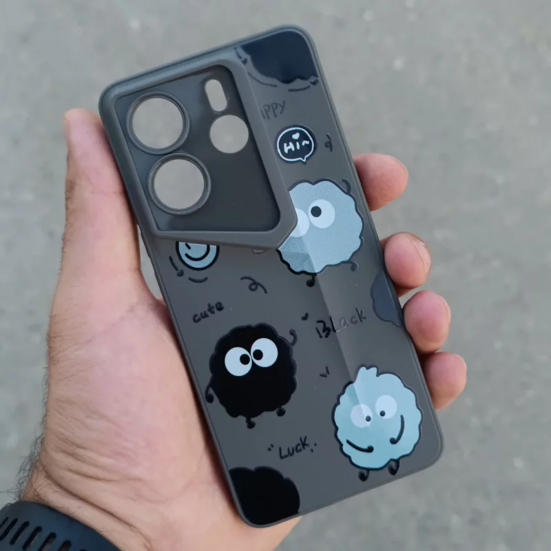 قاب گوشی ژله ای طرح Microbe مناسب Xiaomi Redmi Note 14 4G