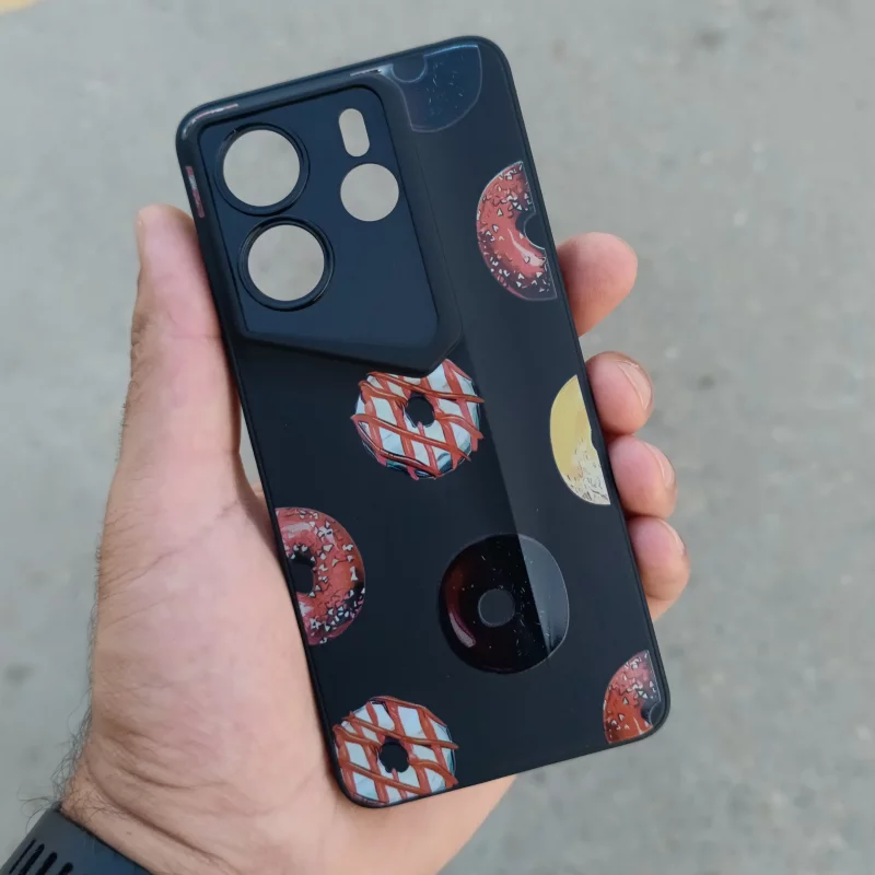 قاب گوشی ژله ای طرح دونات مناسب Xiaomi Redmi Note 14 4G