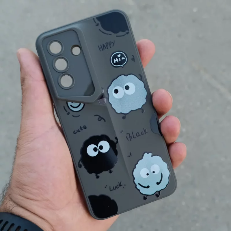 قاب گوشی ژله ای طرح میکروب مناسب Samsung Galaxy A36 / A56