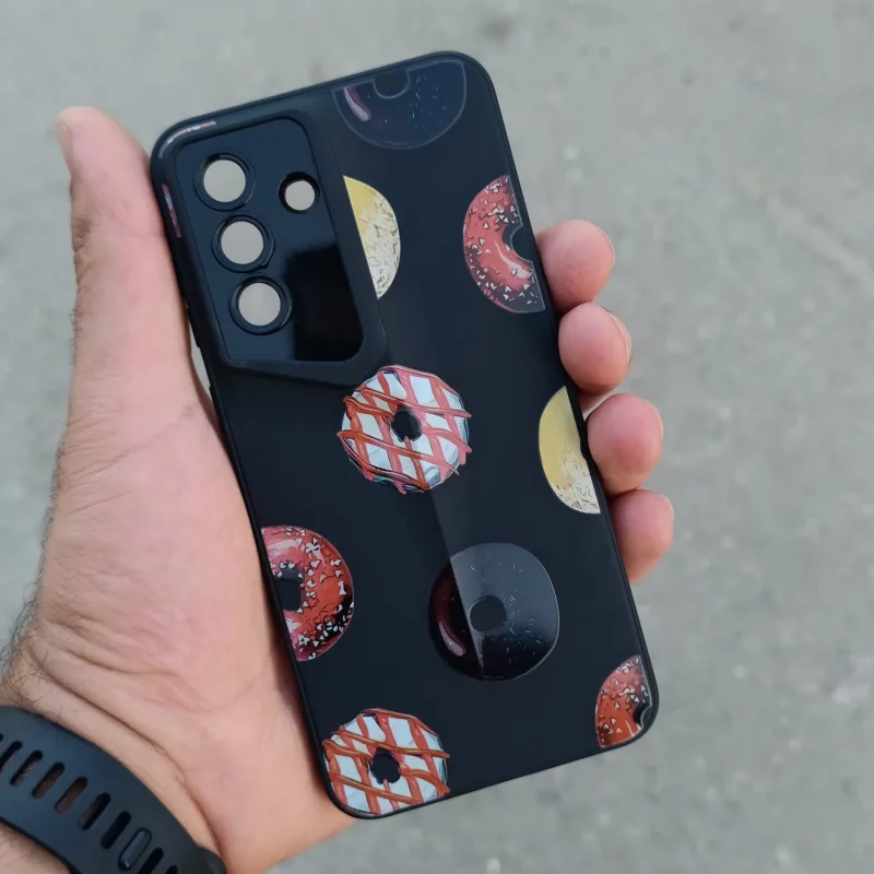 قاب گوشی ژله ای طرح دونات مناسب Samsung Galaxy A26 - محافظ لنز دار