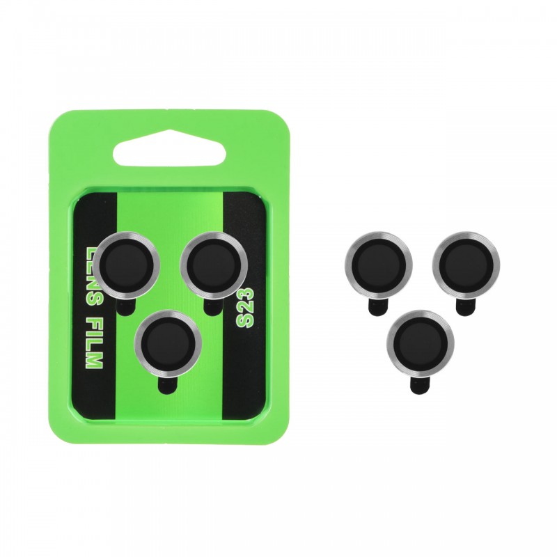 محافظ لنز دوربین Samsung Galaxy S23 / S23 FE مدل رینگی شیشه ای آلومینیومی