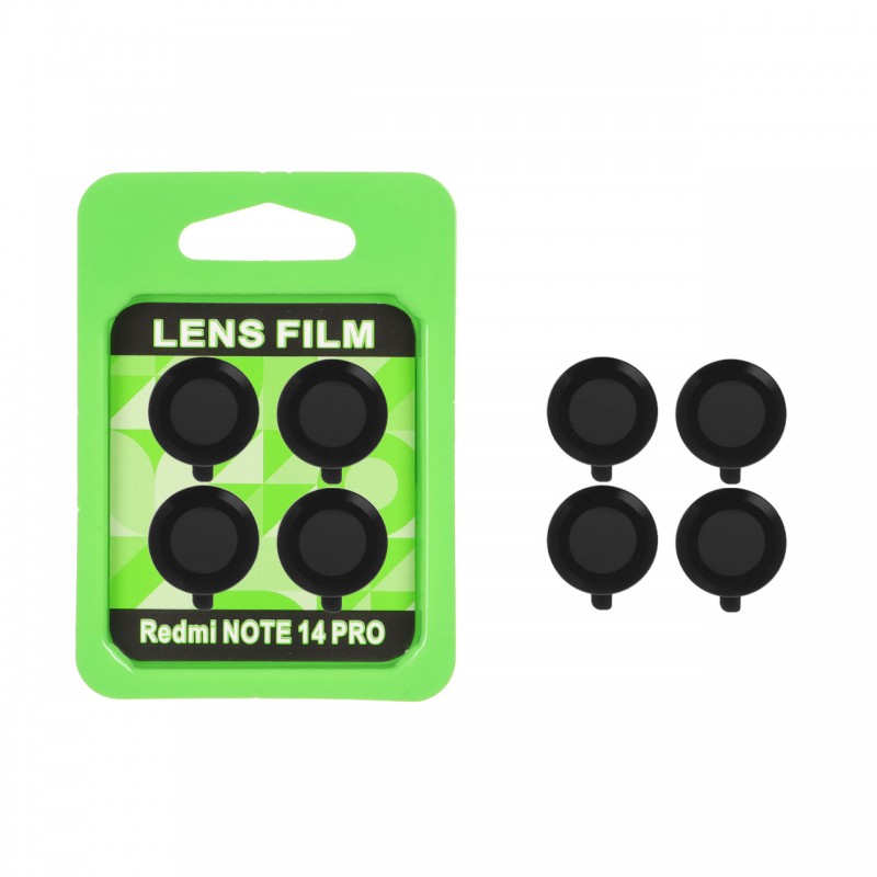 محافظ لنز دوربین Redmi Note 14 Pro 4G /5G / Redmi Note 14 Pro Plus 5G مدل رینگی شیشه ای آلومینیومی