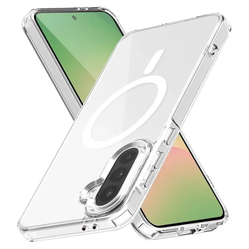 قاب شفاف Samsng Galaxy A36 / A56 با قابلیت شارژ بی سیم MagSafe اورجینال (پک دار)