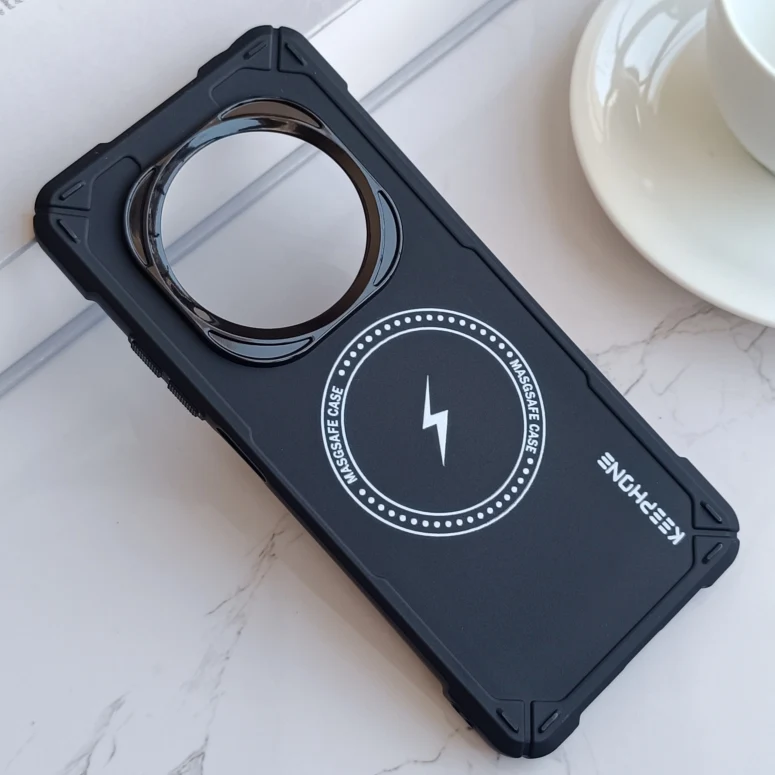 قاب کیپ فون مدل ایربگ دار طرح مگسیف Xiaomi Redmi A3 / A3x / Poco C61 - رنگ مشکی