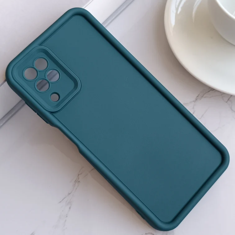 قاب گوشی ساده سولید آبی نفتی سامسونگ A12