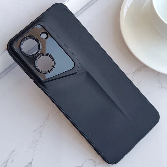 قاب ژله ای مدل پوش دیزاین  Xiaomi Redmi A5 / Poco C71 - مشکی