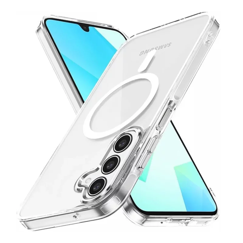 قاب شفاف Samsng Galaxy A16 با قابلیت شارژ بی سیم MagSafe اورجینال (پک دار)