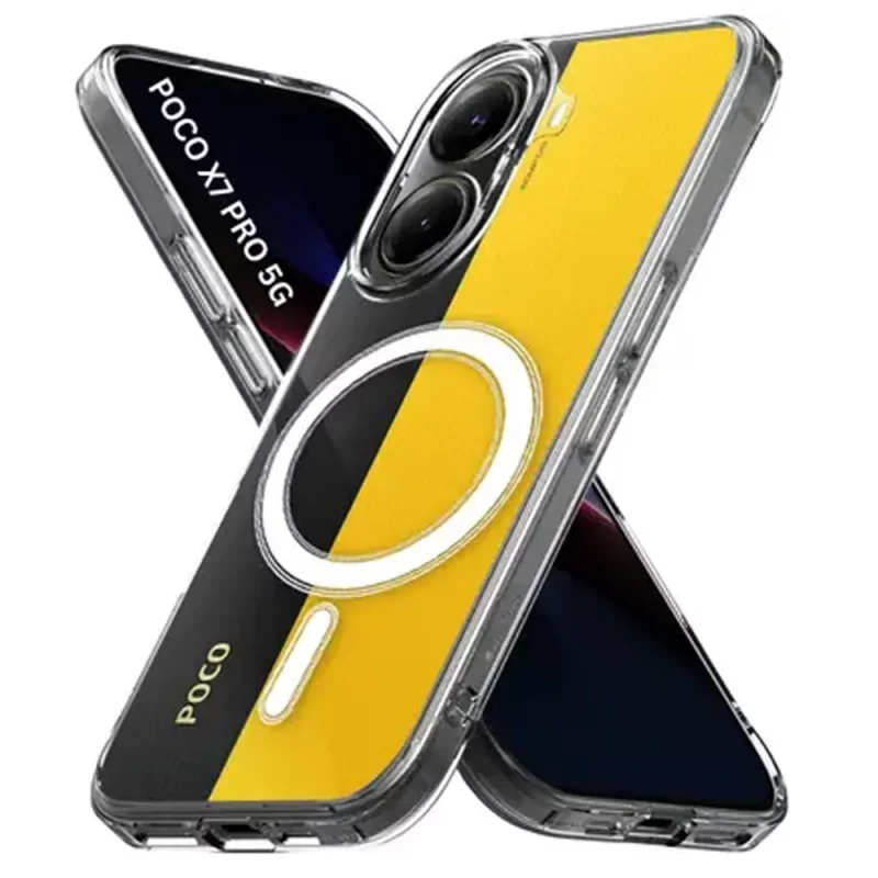 قاب اورجینال شفاف Magsafe برای Poco X7 Pro