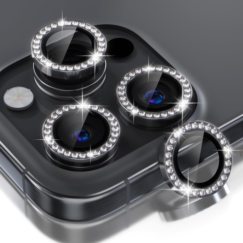 محافظ لنز دوربین iphone 16 Pro نگین دار