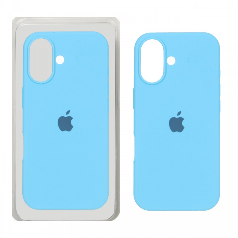 قاب سیلیکونی پاک کنی اورجینال اپل iPhone 17 - آبی