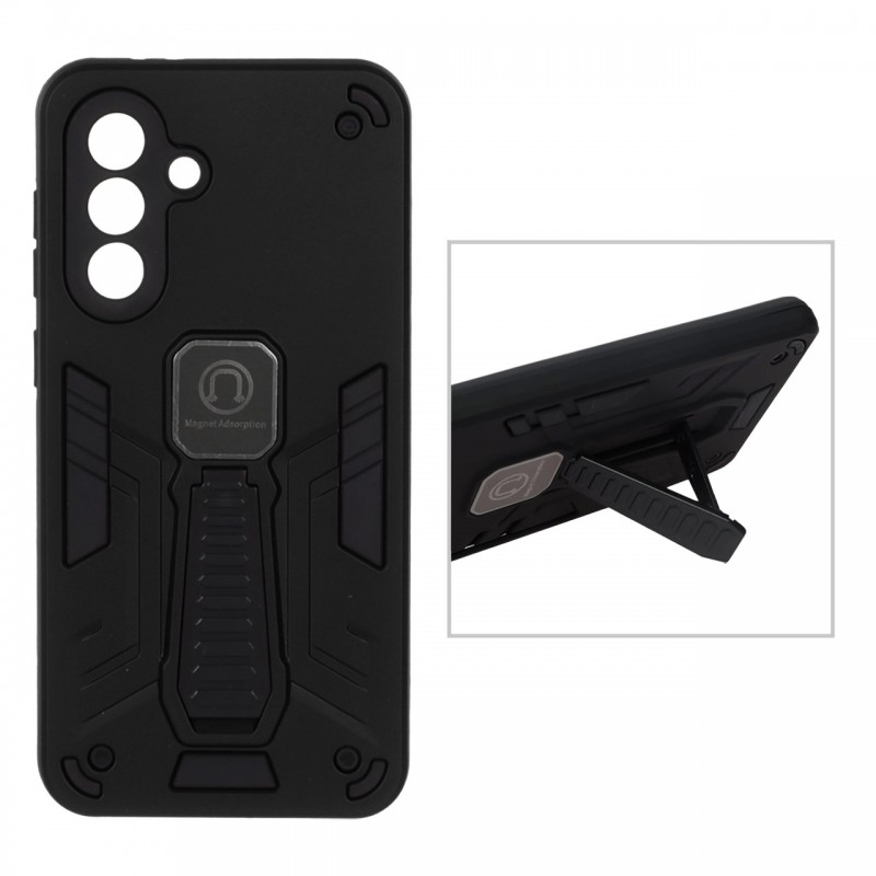 قاب بتمنی Galaxy A56 / A36 استنددار -رنگ مشکی