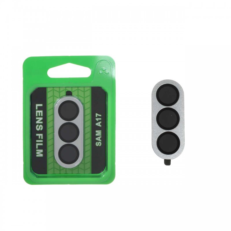 محافظ لنز رینگی اورجینال Samsung Galaxy A17 مدل فول کاور - نقره ای