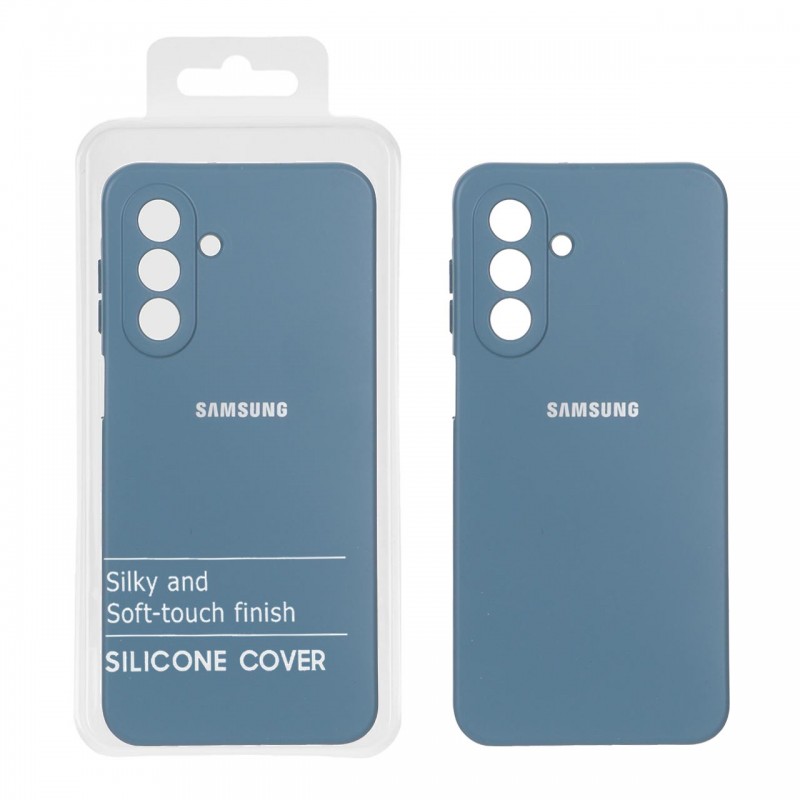 قاب سیلیکونی Samsung Galaxy A17 مدل HighCopy  - رنگ آبی فیلی