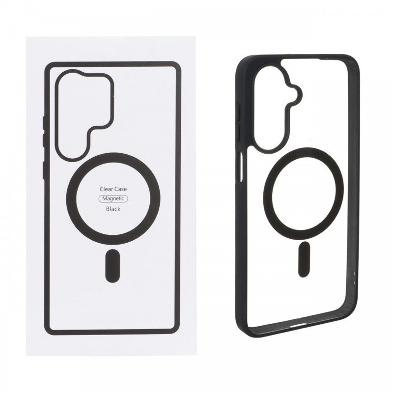 قاب شفاف Galaxy A17 با قابلیت شارژ MagSafe - مشکی