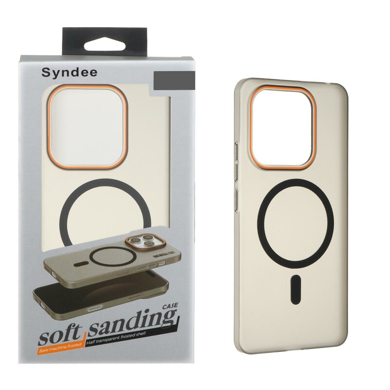 قاب اورجینال Syndee پشت مات MagSafe مدل Xiaomi Redmi Note 14 4G - مشکی (پک دار)