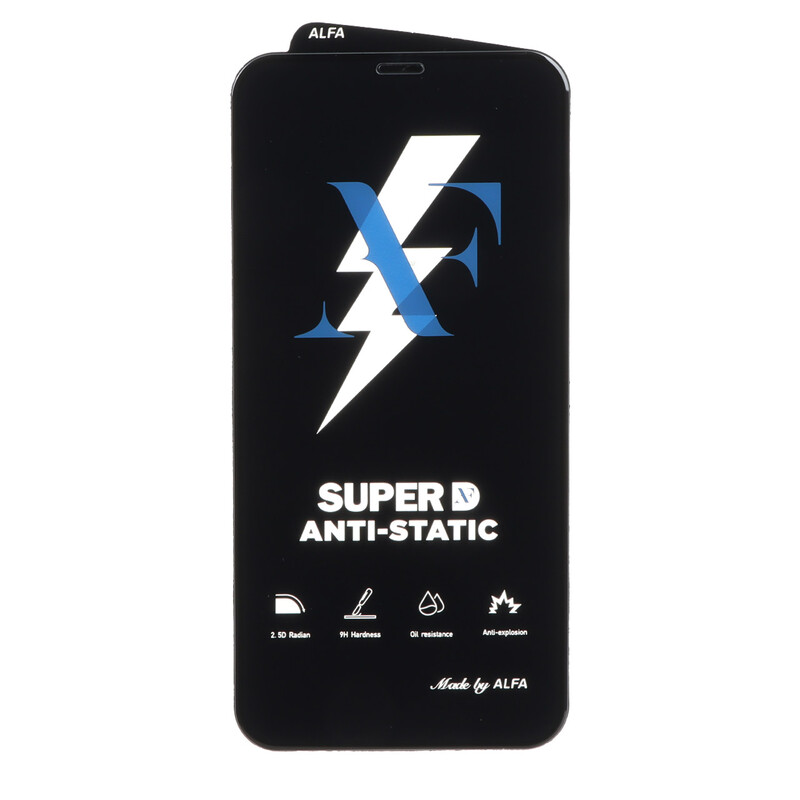 محافظ صفحه نمایش شیشه ای Super D Anti Static ALFA مدل Apple iPhone 11 / iPhone XR (بدون پک)
