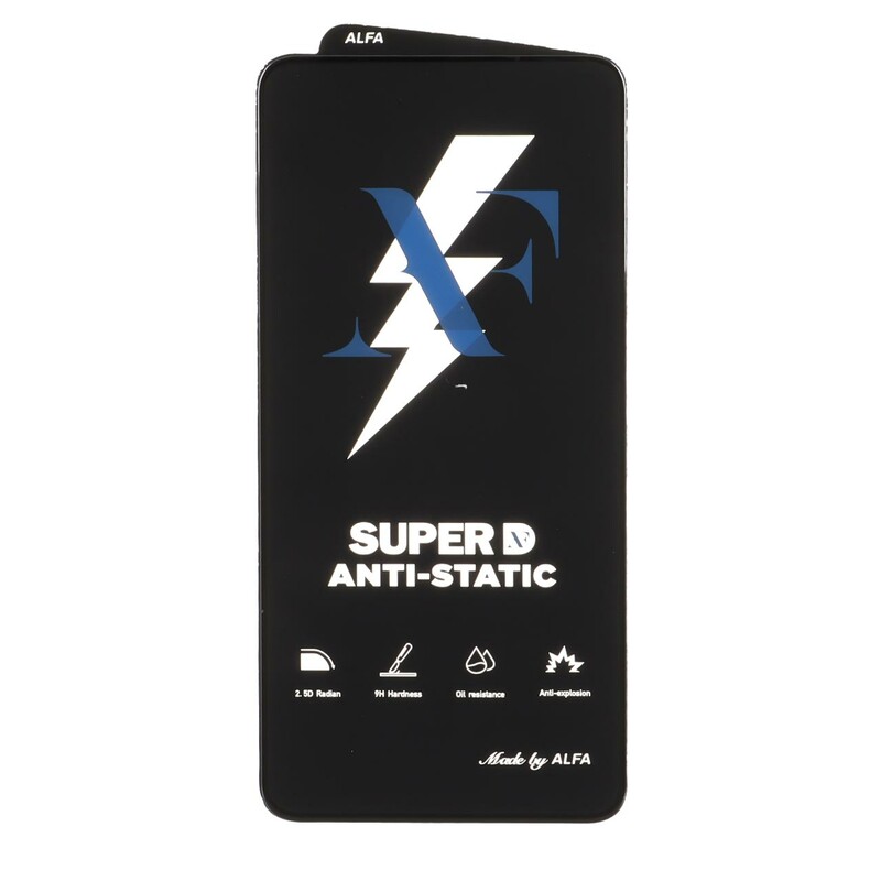 محافظ صفحه نمایش شیشه ای Super D Anti Static ALFA مدل Xiaomi Poco X7 Pro 5G / Mi 14T / Mi 14T Pro / Redmi Note 13 Pro 5G