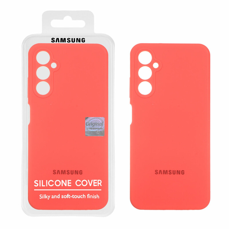 قاب سیلیکونی پاک کنی اورجینال Master Quality مدل Samsung Galaxy A05s - مرجانی (پک دار)