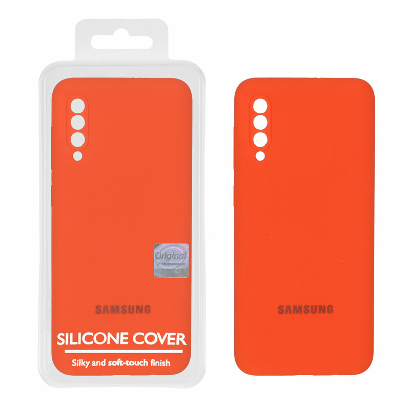 قاب سیلیکونی پاک کنی اورجینال Master Quality مدل Samsung Galaxy A50 / A50s / A30s -نارنجی (پک دار)