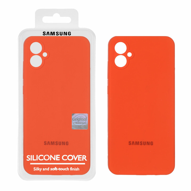 قاب سیلیکونی پاک کنی اورجینال Master Quality مدل Samsung Galaxy A05 - نارنجی (پک دار)