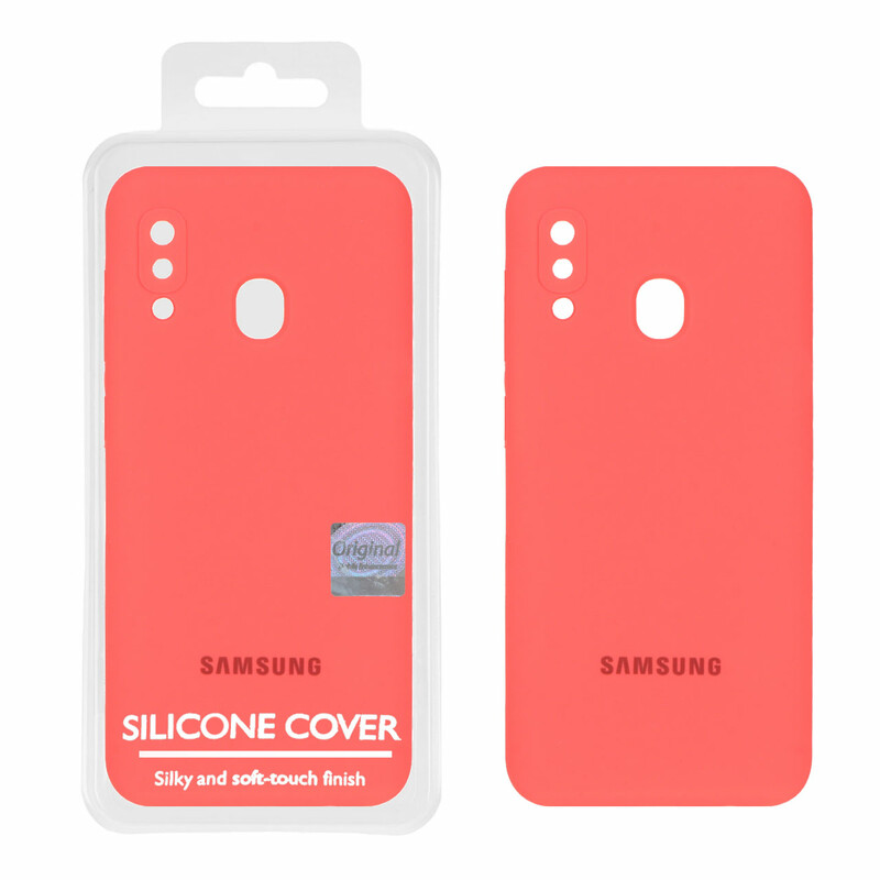 قاب سیلیکونی پاک کنی اورجینال Master Quality مدل Samsung Galaxy A30 / A20 - مرجانی (پک دار)