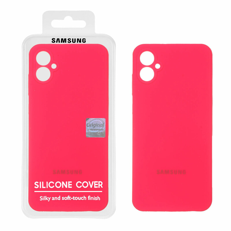قاب سیلیکونی پاک کنی اورجینال Master Quality مدل Samsung Galaxy A05 - صورتی فانتزی (پک دار)