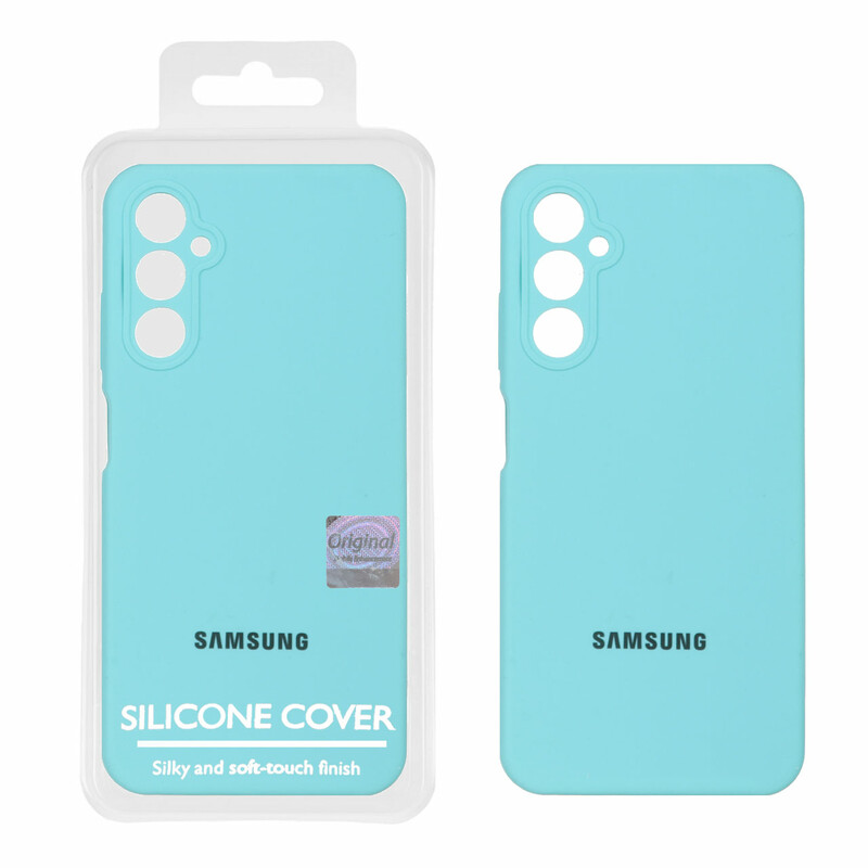 قاب سیلیکونی پاک کنی اورجینال Master Quality مدل Samsung Galaxy A05s - سبزآبی (پک دار)