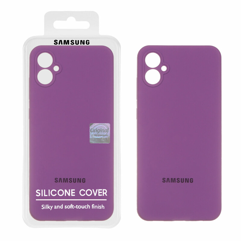 قاب سیلیکونی پاک کنی اورجینال Master Quality مدل Samsung Galaxy A05 - ارغوانی (پک دار)