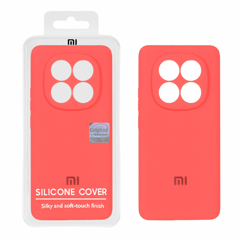 قاب سیلیکونی پاک کنی اورجینال Master Quality مدل Xiaomi Redmi Note 14 Pro 5G / Redmi Note 14 Pro Plus 5G / Poco X7 5G - مرجانی (پک دار)