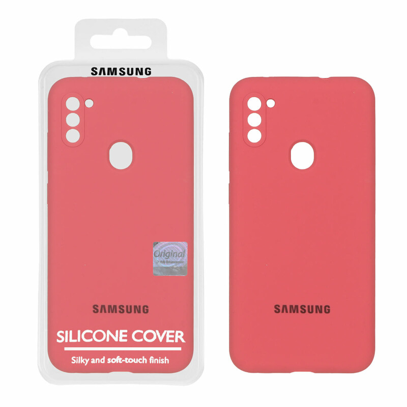 قاب سیلیکونی پاک کنی اورجینال Master Quality مدل Samsung Galaxy A11 / M11 - هلویی (پک دار)