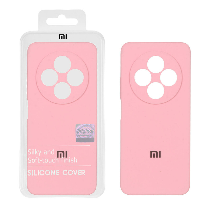 قاب سیلیکونی پاک کنی اورجینال Master Quality مدل Xiaomi Redmi 14C / Redmi A4 / Poco C75 - صورتی (پک دار)