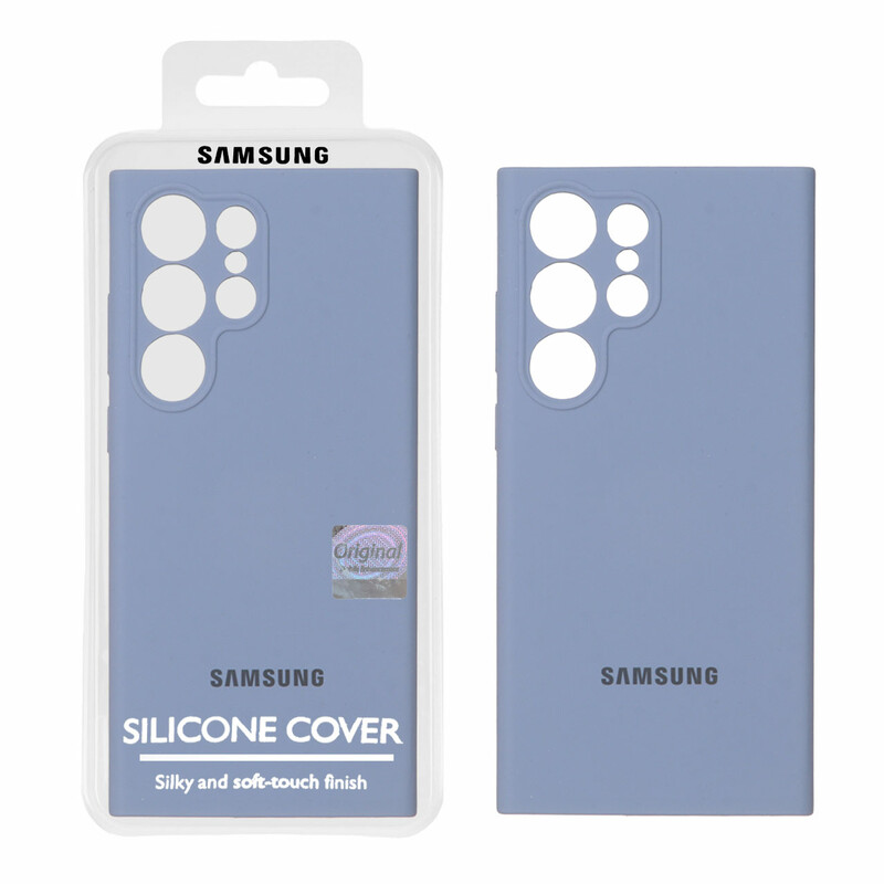 قاب سیلیکونی پاک کنی اورجینال Master Quality مدل Samsung Galaxy S23 Ultra - فیلی (پک دار)